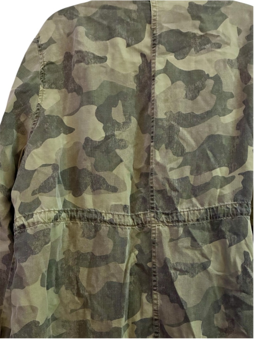 Knox Rose Green Camo Lyocell Drawstring Utility Jacket Utility Jacket Size XL - Picture 10 of 12